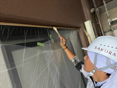 東大阪市　マンションの逆プライマーの様子💁‍♀️