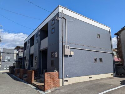 高槻市　明野町のテラスハウス　外壁塗装全体のビフォーアフター🌸