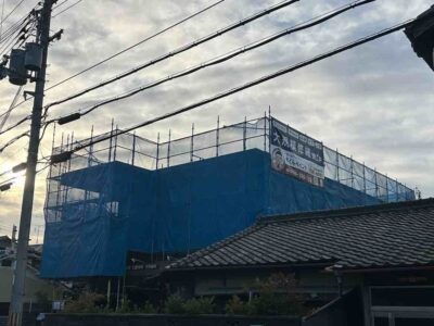 枚方市　池之宮のマンション　軒天塗装のビフォーアフター🎨