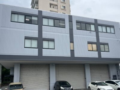 吹田市　南金田の倉庫　外壁塗装のビフォーアフター🎨